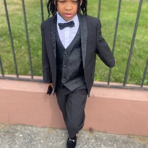 Classic Black Kids' Suit